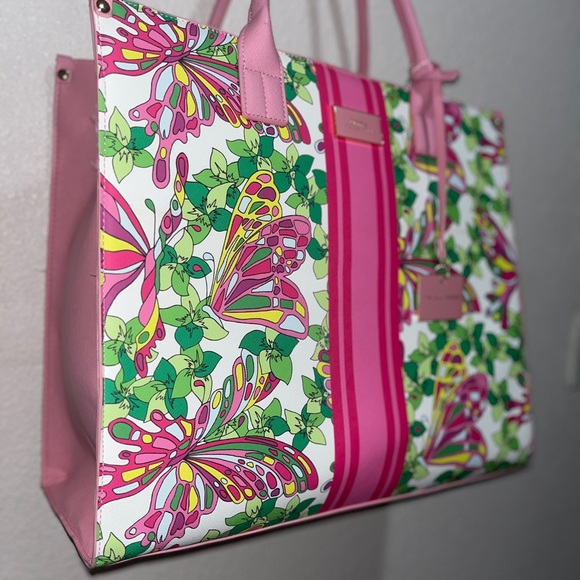 Trina Turk Leather Tote Bag - Picture 4 of 6